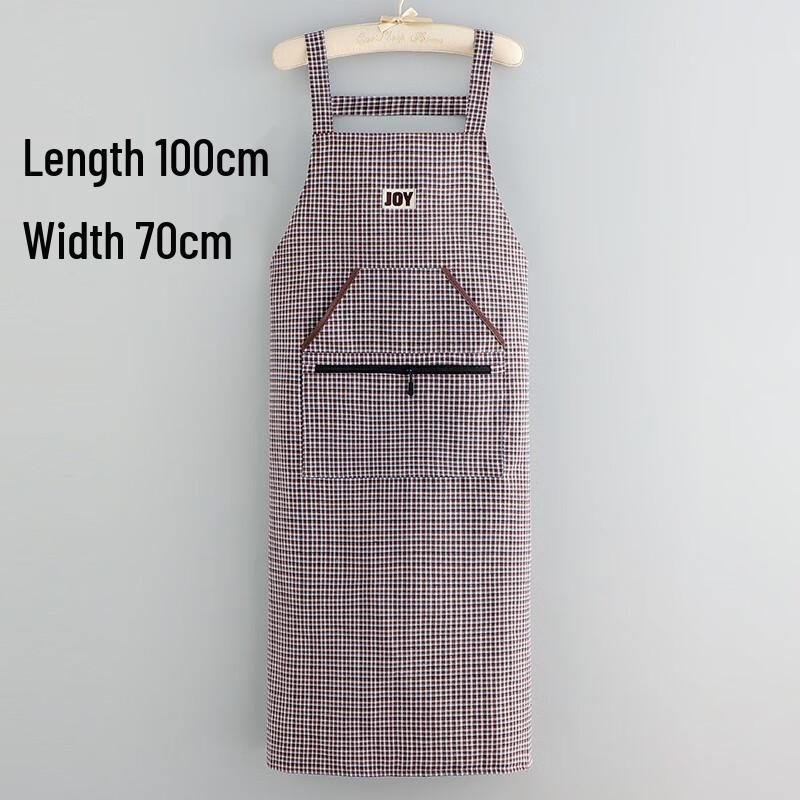 Qianxing Korean Style Cotton Suspender Apron