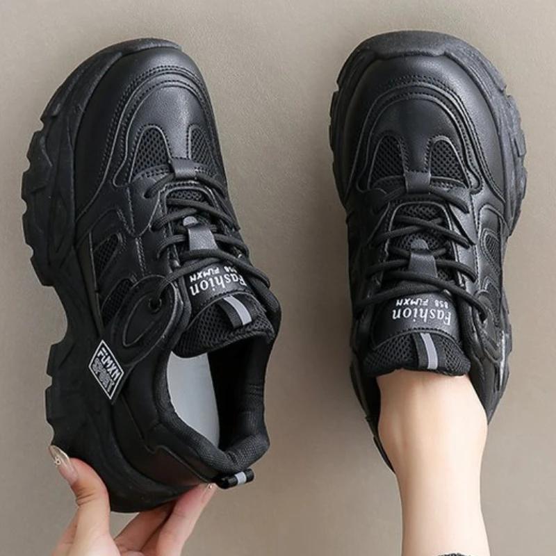 Platform Tennis for Women Sports Running Shoes Fashion Thick Sole Sneakers Female Vulcanized Trainers Athletic Shoe Footwear