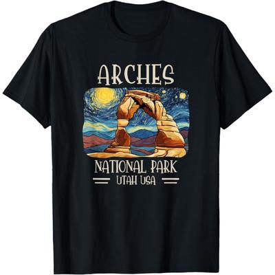 ARCHES NATIONALPARK Sternennacht Utah Souvenir USA T-Shirt