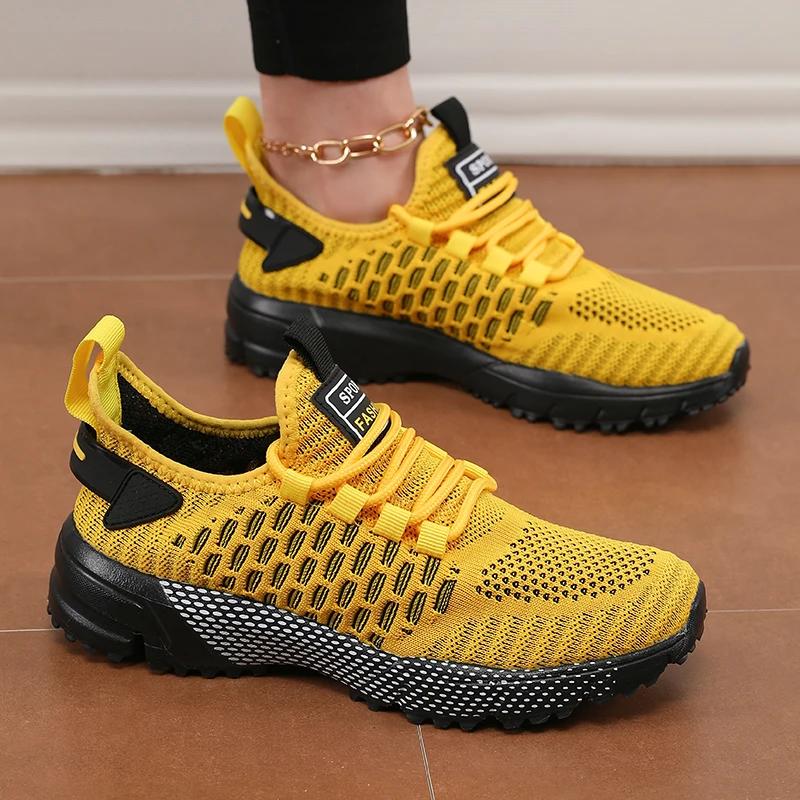 Women'S Sports Shoes Summer Fashion Breathable Mesh Trendy Shoes Multifunctional Lightweight Running Sneakers  De Mujer