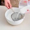 Fine Mesh Filter Spoon 304 Stainless Steel Flour Sieve Reusable Colander Soybean Milk Juice Strainer Kitchen Utensils
