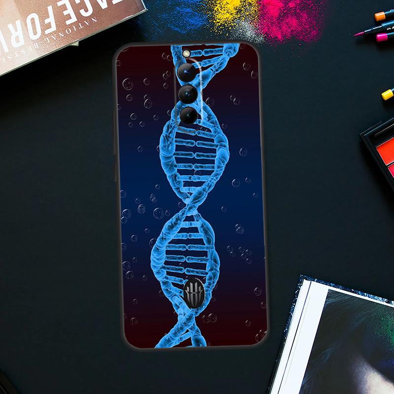 Science DNA Biology Case For ZTE Nubia Red Magic 9 8 8S Pro Plus RedMagic 6S 7S Pro 6 7 Pro 5S 6R 5G Back Cover