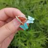Alloy Butterfly Elegant Earrings Trendy Multicolor Fashion Jewelry For Women