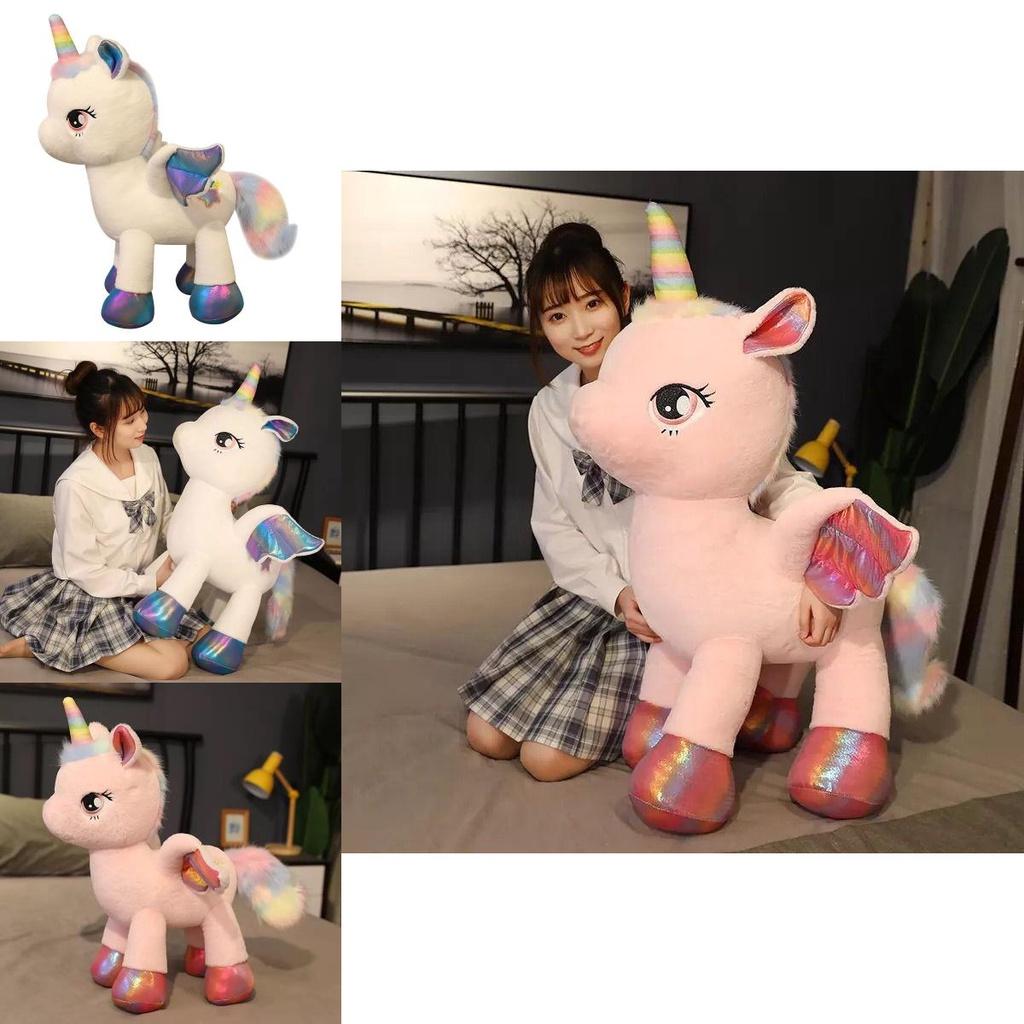 Charming Rainbow Unicorn Plush Toy For Kids Soft And Cute Stuffed Doll Gift