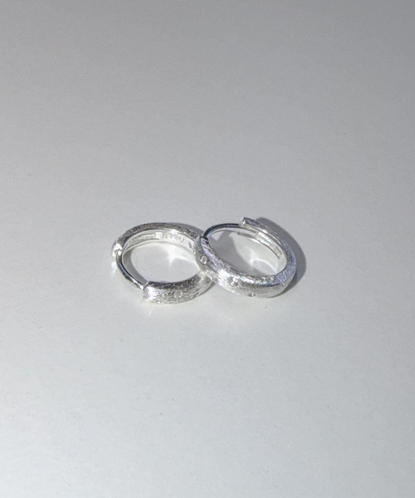 Knosis [925 Silver] Milky Way Earrings