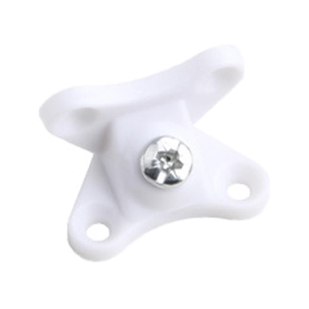 10 Pcs Butterfly Corner Code with Screw Right Angles Plastic Bracket Corner Brace for Wood Furniture Cabinet Shelves