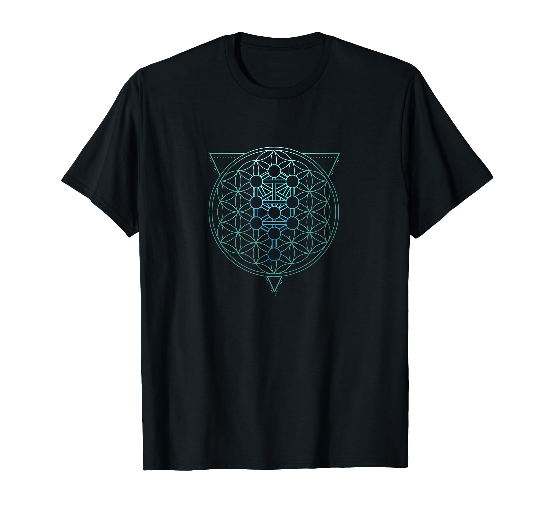 

Flower of Life Kabalistic Tree of Life T-Shirt