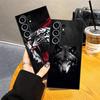 Case for Samsung Galaxy S26 Ultra S24 S23 S20 Ultra Note 20 8 9 10 S25 Plus S10 S9 S21 FE Funda Phone Cover Cool Cartoon Wolf