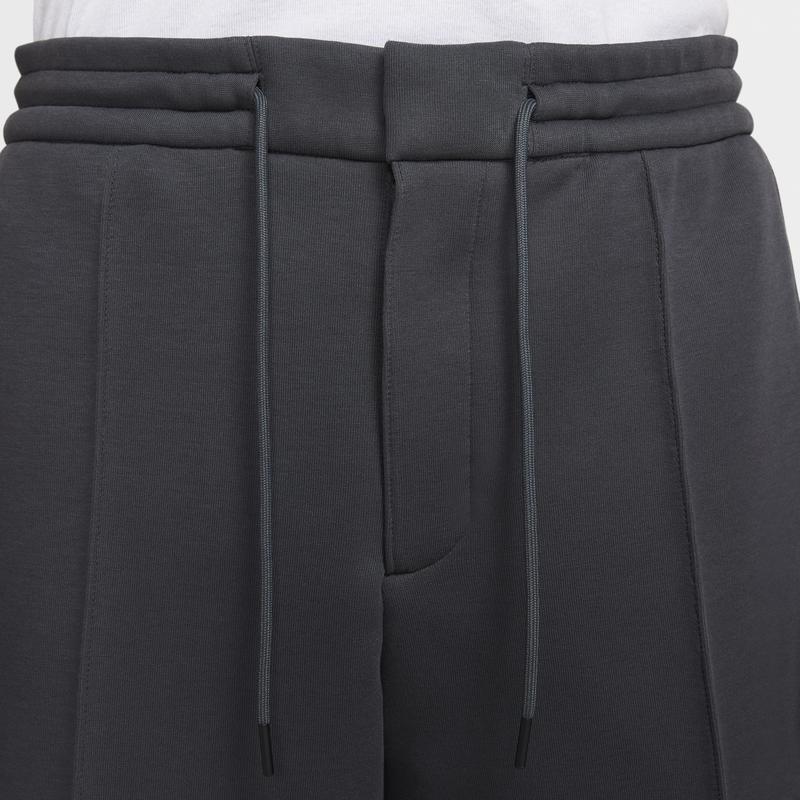 Nike Futra Tech Series Lace-Up Comfortable Casual Versatile Knitted Sports Pants Men Bottoms Coal-Black FZ7584-060