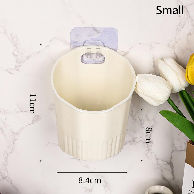 Кухонная прозрачная корзина для хранения чеснока, имбиря и лука, настенная, маленькая настенная коробка для хранения, полка для хранения white small