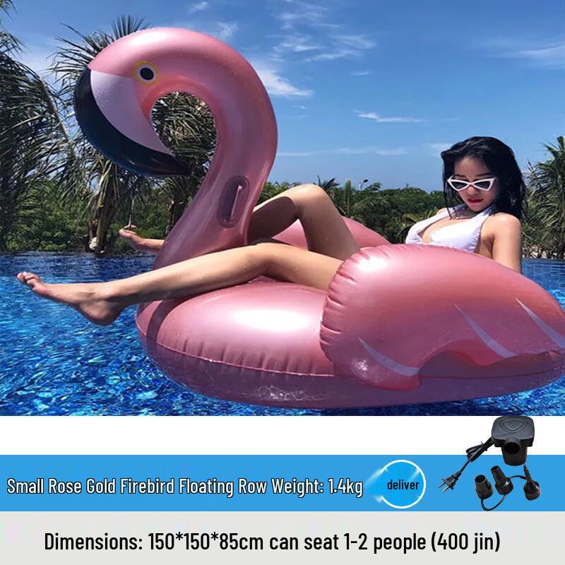 HEIXIE Inflatable Flamingo Pool Float