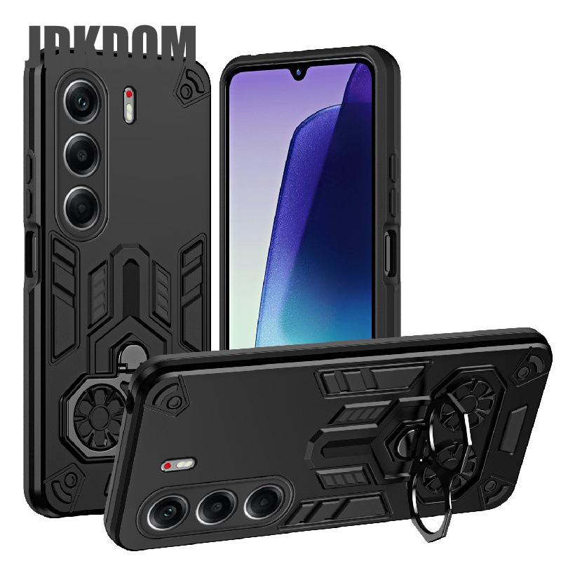 

JDKDOM Протиударний чохол з кільцем-підставкою для Infinix Note 50 Pro 50X 50S Чохол для Infinix Hot 50 Pro Plus 50i 40i Smart 9 8 Infinix Note 50s чорний