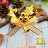 10PCS Merry Christmas Cake Toppers Cartoon Xmas Tree Cake Decor Snowman Happy New Year Cupcake Toppers Decor For Party Wholesale