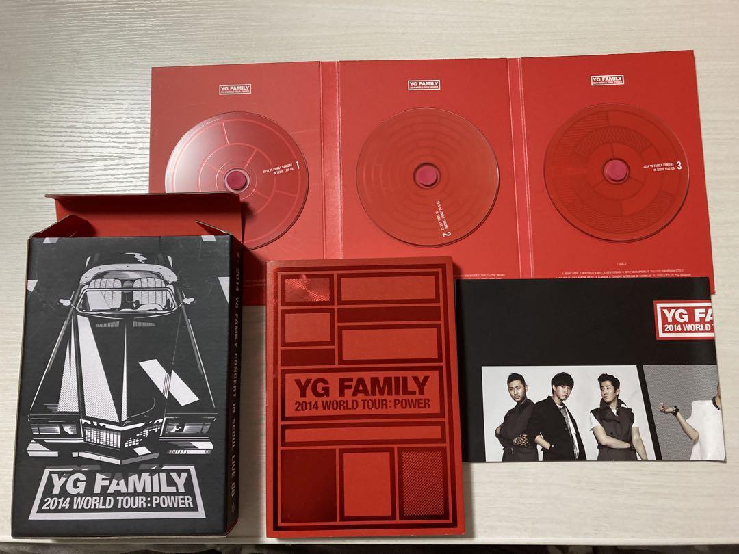 

[USED] YG FAMILY 2014 WORLD TOUR: POWER Box Set