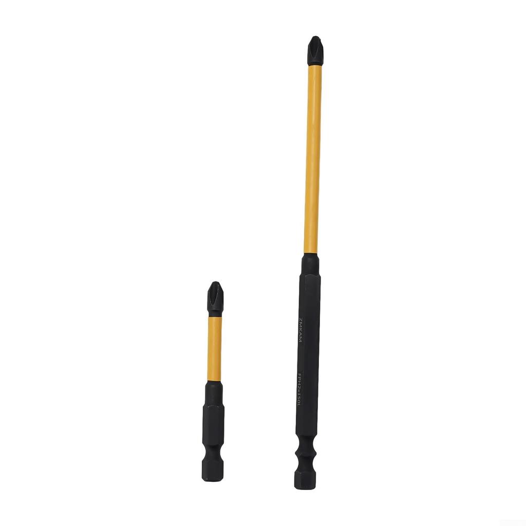 Screwdriver Bit 6.35mm Shank Black&yellow For Electric Drills
