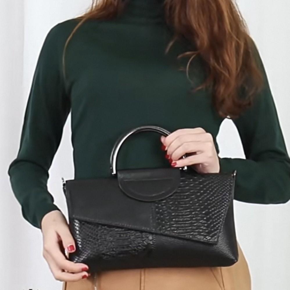 2025 Handheld Bag for Women New Large Capacity Party Clutch Crocodile Pattern Fashionable Elegant Crossbody Bag