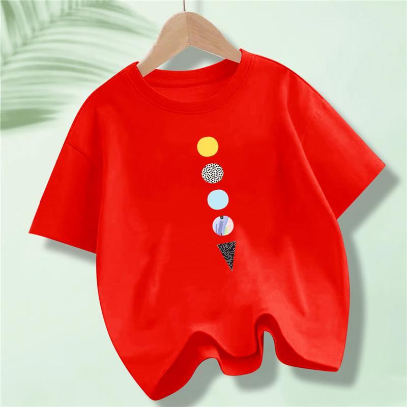 New Summer Kids Clothes Funny Astronaut Print Cartoon T Shirt Streetwear Cotton Tops Children Boys Clothes Short Sleeve Tees
