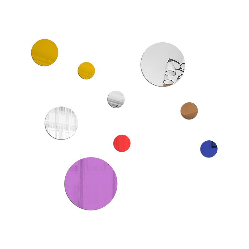 3D Acrylic Mirror Wall Sticker for Bedroom & Living Room Decor