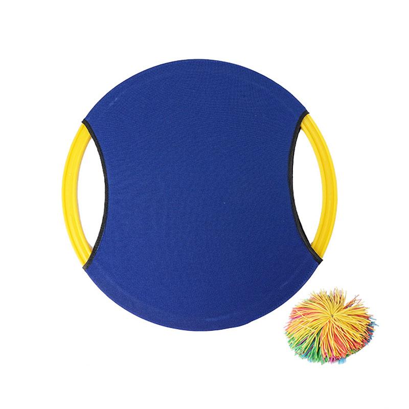 Children Adult Outdoor Interactive Collaboration Game Parent Child Party Elastic Disc Paddle Ball Fun Game Throwing Training Toy