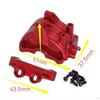 1:10 skala RC Auto Metall Getriebe Vorne Getriebe Fall Abdeckung Upgrade Kit Differential für TT02