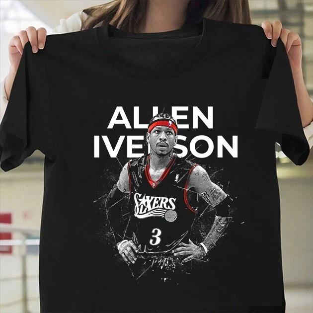 Men s and Women s T-shirts Hot Allen Iverson New Men S-5XL Shirt L
