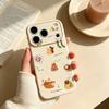 Spring picnic suitable for Apple 17PM mobile phone case 17/16PRO protective case, new iPhone15 anti-drop art