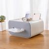 Creative Plastic Multifunctional Tissue Box Remote Control Storage Tissue Box Dust-proof Tissue Cani