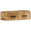 TV Wall Cabinet 60x30x19 cm Raw Mango Wood