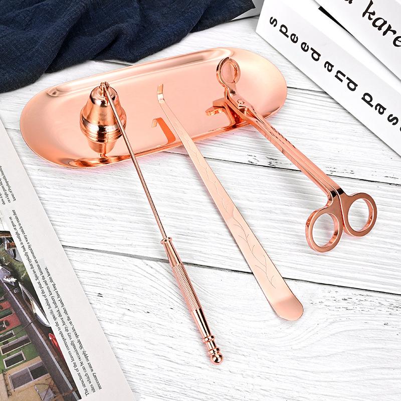 

3 шт., гальванический инструмент для свечей из нержавеющей стали, набор инструментов для ароматерапевтических свечей, свеча Waick Shear Rose