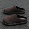 Fashion 2025 Summer Shoes Men Sandals Thick Sole Casual Non-slip Summer Holiday Male Footwear Black Khaki D484