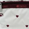 LeSportsac Pouch for Cosmetic Clutch 7105 HEART [LeSportsac] Women, (BERRY EMB) [Used]