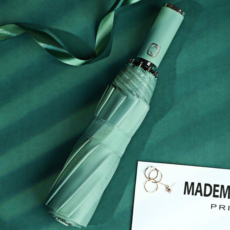 Folding 10-Rib Sun & Rain Umbrella