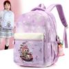 Stylish Girls Backpack For School Unique Cartoon Pattern Lightweight And Comfortable For Grades One To Two