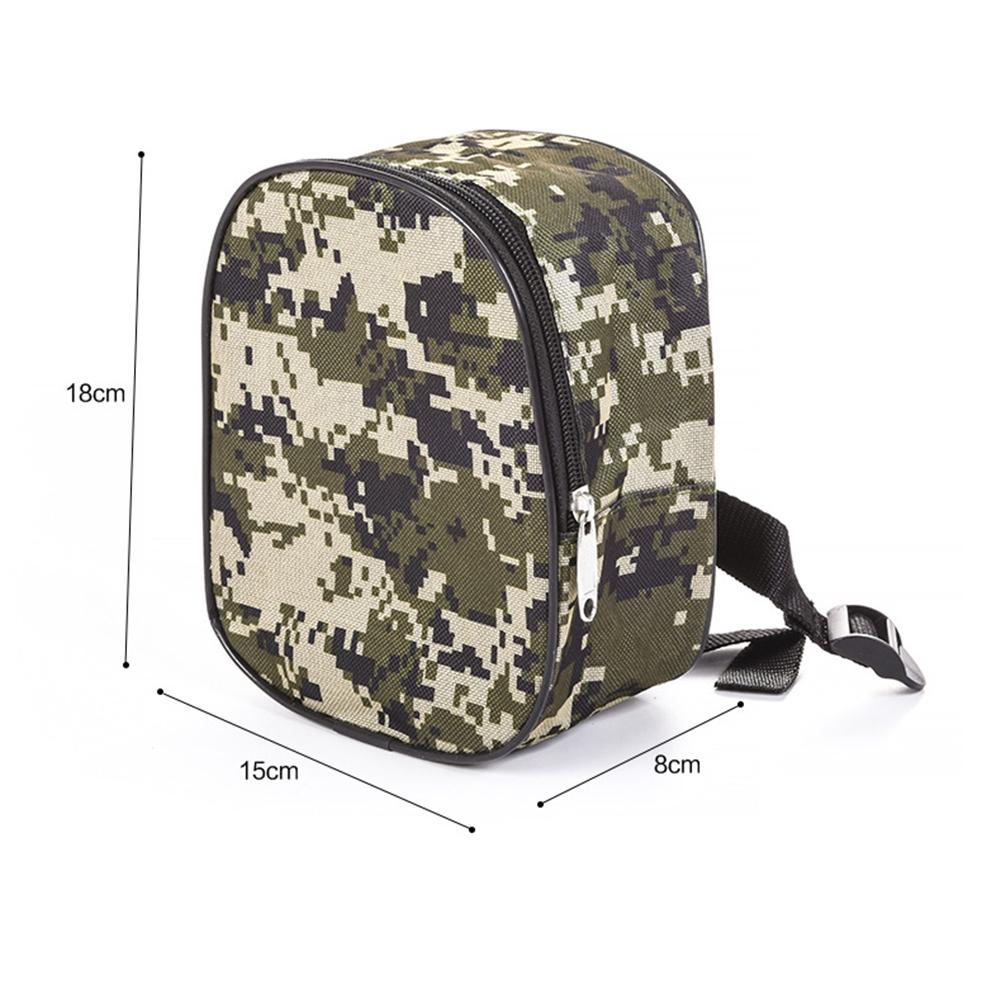 Outdoor Portable Oxford Fabric Fishing Baits Fish Lures Tool Storage Bag(Camouflage Color)