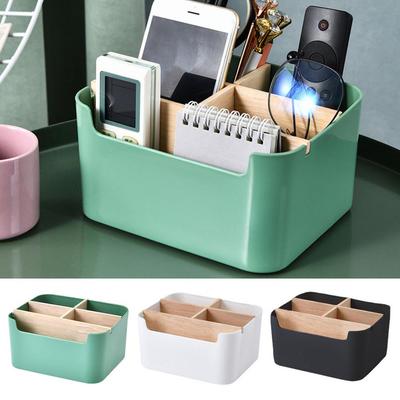 Storage Box Remote Control Holder Household Supplies Large Capacity Detachable Nordic Style Compartmented Compartment