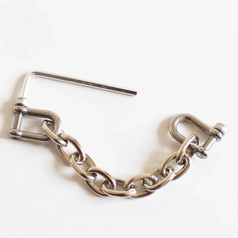 Manyjoy Sex Toys Erotic Accessories Double End Metal Hook Chain For Restraints Handcuffs Convenient Connection Bondage