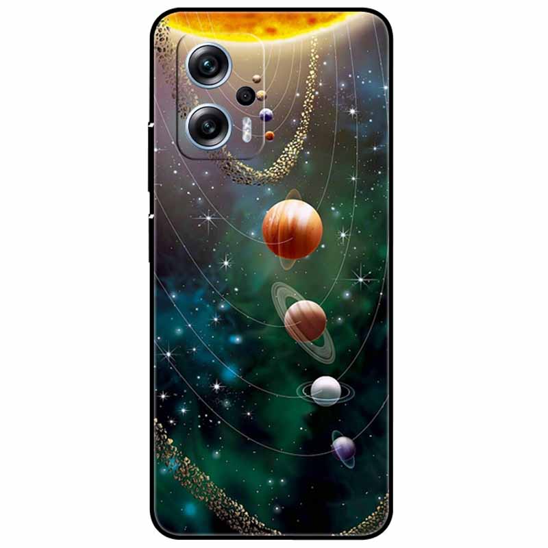 For Xiaomi Poco X4 GT Case 6.6'' Cat Wolf TPU Silicone Soft Coque Fundas for Poco X4 GT 5G Cover Black Edge Lovely PocoX4 X 4 GT
