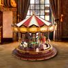 Carousel Music Christmas Box Rotating Movement Melodic Tunes Holiday Gift Toy