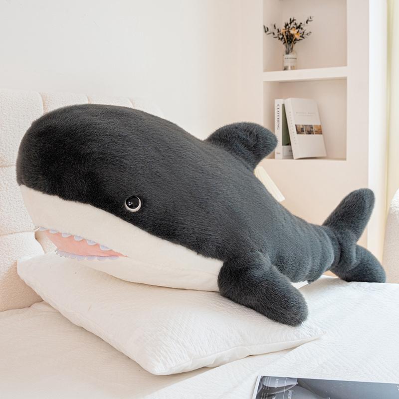 Schattige Zachte Simulatie Dolfijn Walvis Pluche Speelgoed Kawaii Gevuld Kinderen Jongens Meisjes Mooi Dier Kussen Voor Verjaardagscadeaus 25cm