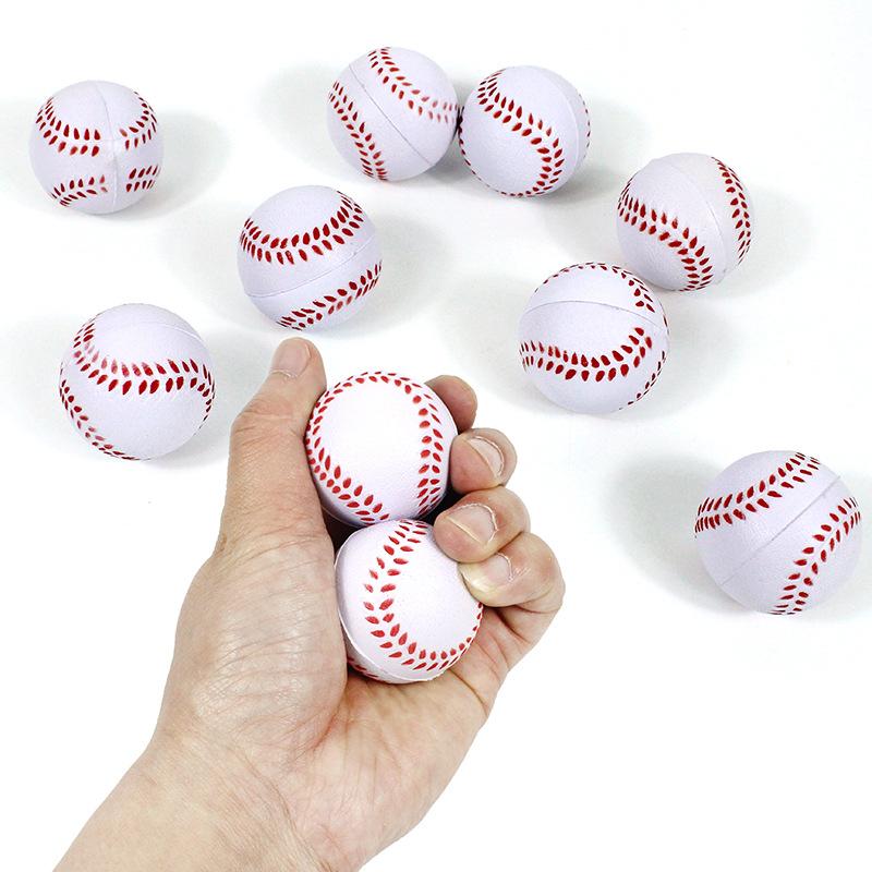 

5PCS Squeeze Ball Stress Relief Toy 4CM Football Basketball Baseball Tennis Soft Squishy Antistress Kid Outdoor Novelty Gag Toys St Practical Use