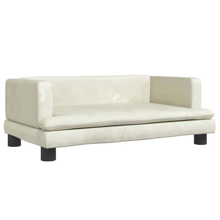 VidaXL Children's Sofa Cream 80x45x30 Cm Velvet 3196311