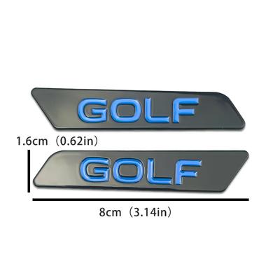BRL1 VW 2026 Hot Auto Side Emblem Badge Sticker for Volkswagen GOLF 5 6 7 8 POLO PASSAT Scirocco Jetta Beetle Tiguan MK7 CC Magotan D Kp2