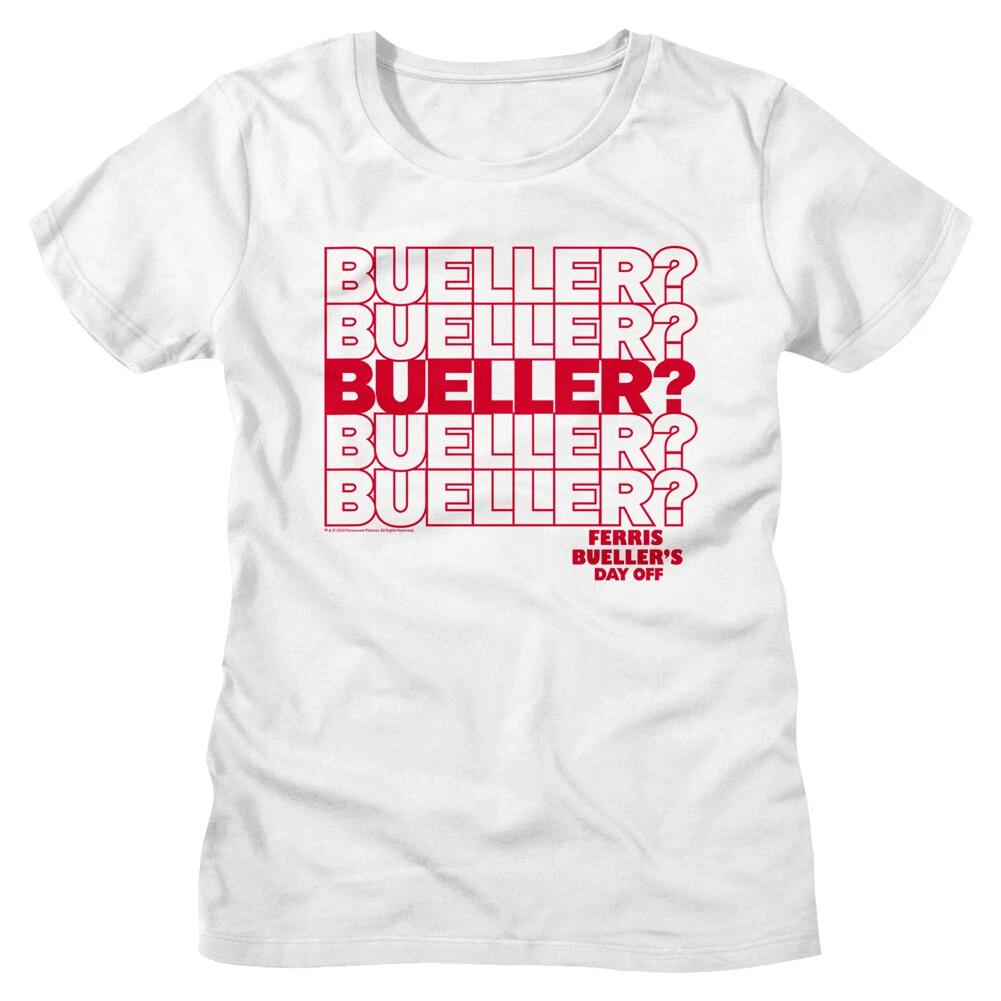 Ferris Bueller s Day Off Movie Bueller Repeat Matthew Broderick Women s T Shirt 2XL