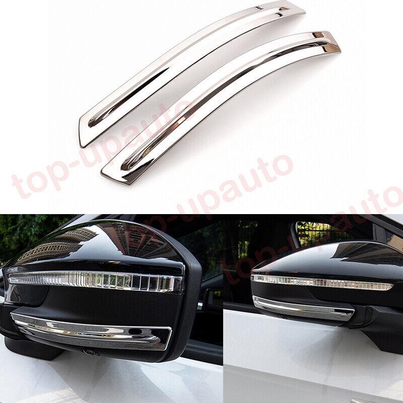 Fit For VW ID.4 2021-2022 Chrome ABS Exterior Rear View Mirror Strip Trim 2PCS