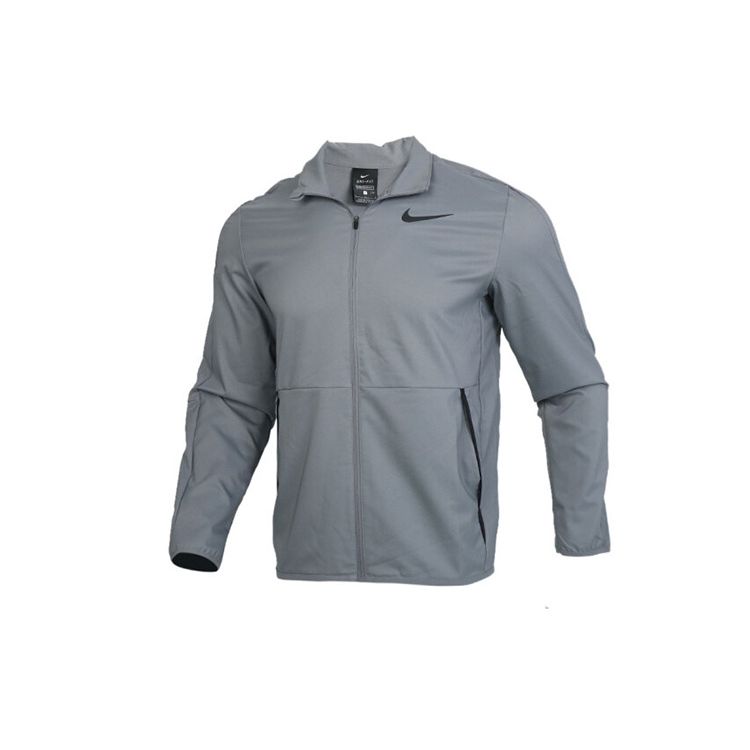 Nike Dri-FIT Team Woven Smoke Grey Black Men s Training Jacket CU4954-084 XXL