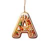 Christmas Hanging Ornaments 26 Letters for Holiday Tree Decor