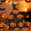 Womens Halloween Print Off Shoulder Punk Vintage Dress Sleeveless Spaghetti Strap A Line Midi Dress Casual Party Dress