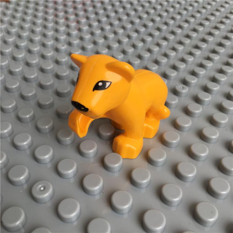 Gegele Lego-Compatible Building Blocks: Large Particles & Small Animal Accessories - Ocean, Zoo, Dinosaur Educational Toys