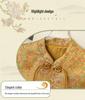 2026 Chinese Brocade Sleeveless Vest: Retro Frog Button Jacquard Top for Middle-Aged and Elderly Women