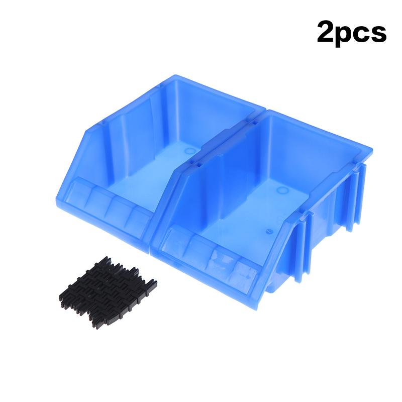 1/2/3Pcs Plastic Stackable Storage Bins Screw Storage Boxes Stackable Bin Parts Storage Organizer Garage Storage Bins